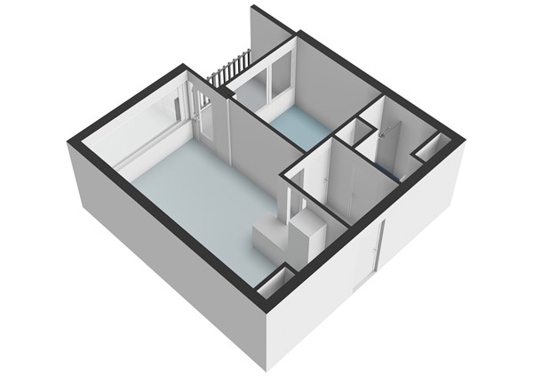 Floorplan - Bachstraat 10, 2324 GL Leiden